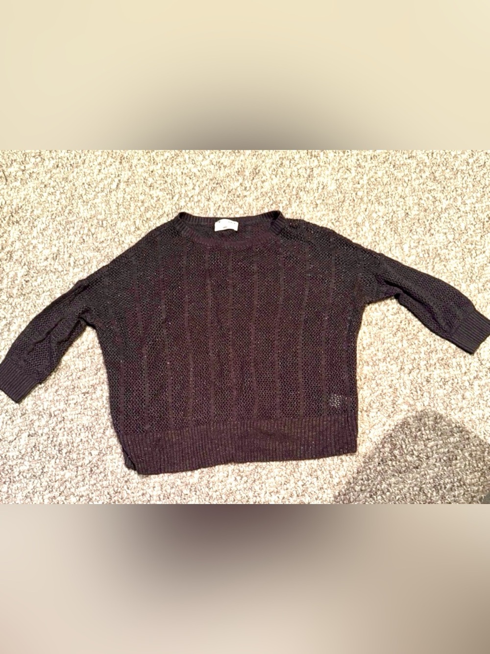 Gentle Fawn 1/2 Sleeve Knit Top Size Small